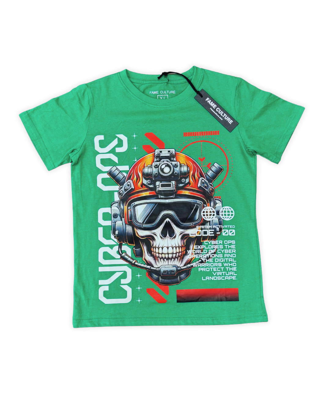 CODE0 green tee
