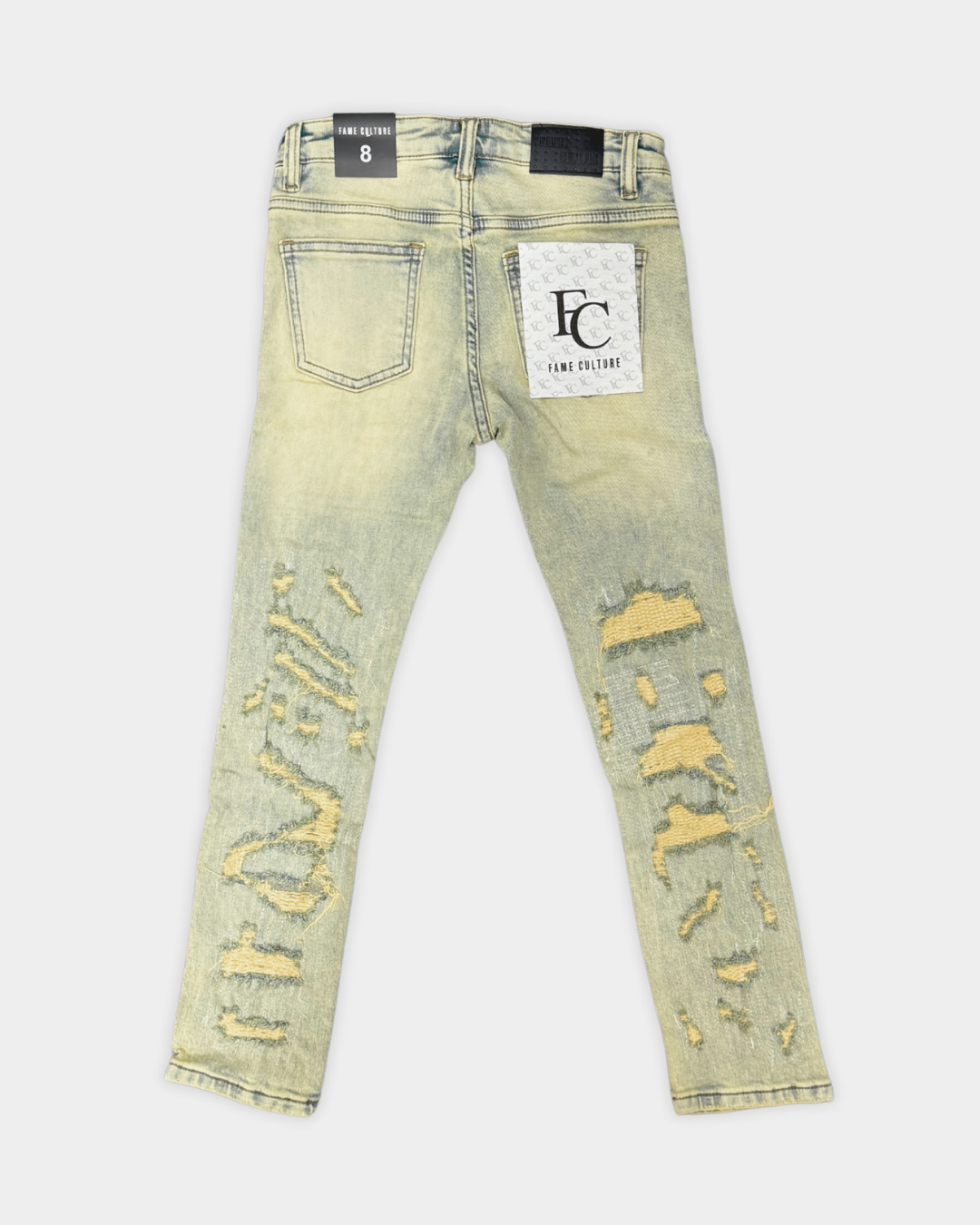 "SCARS" Vintage Blue Skinny