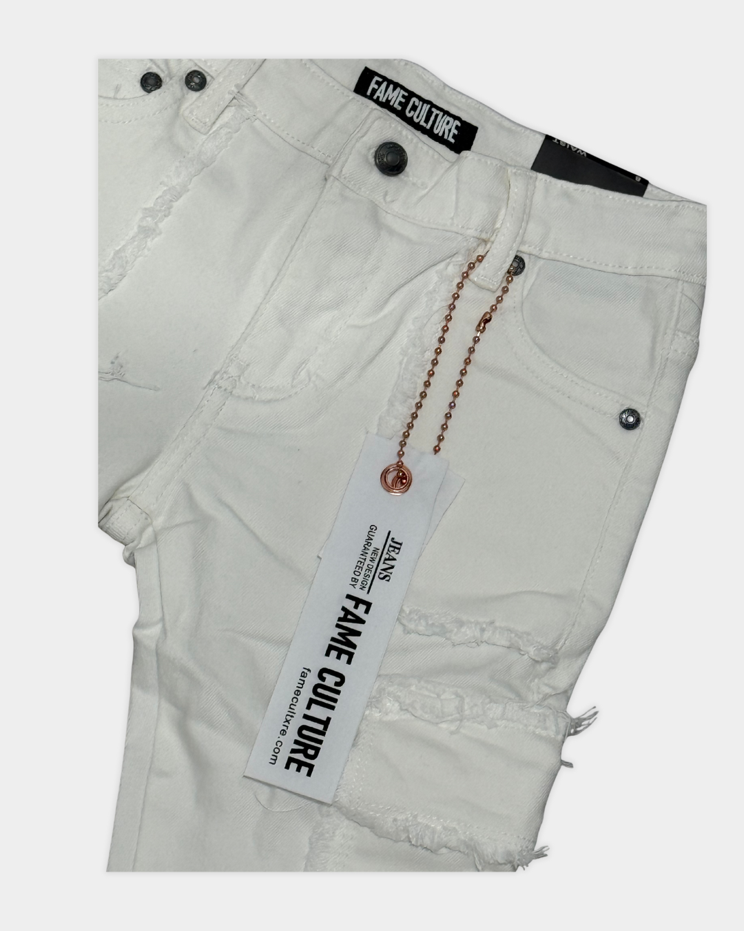 COLDLIES white stacked flare cargo