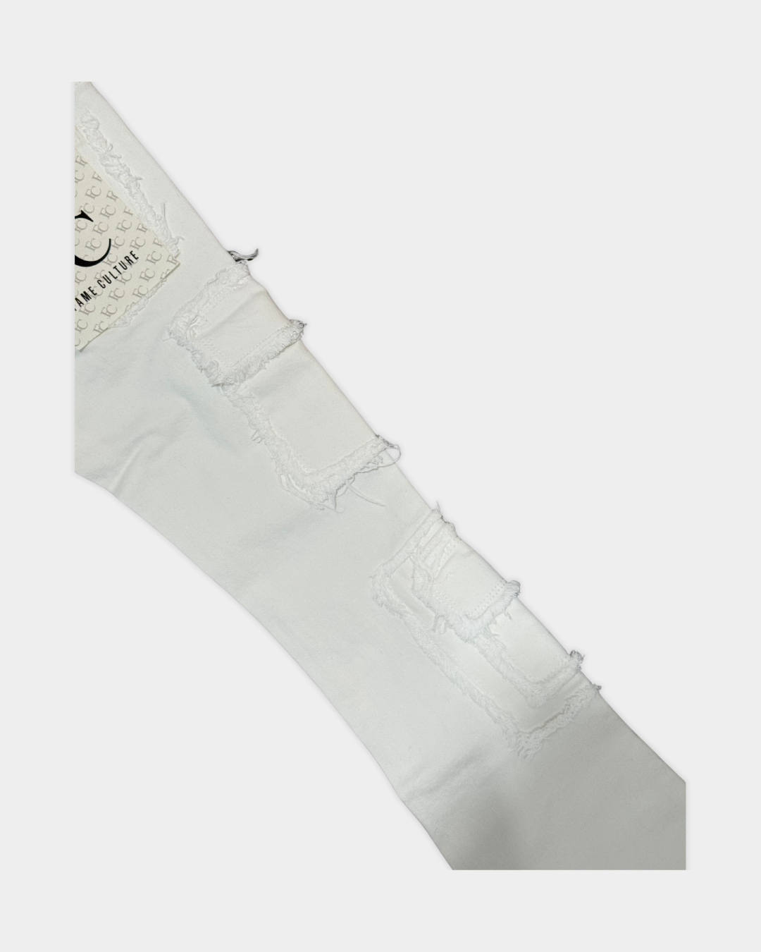 COLDLIES white stacked flare cargo
