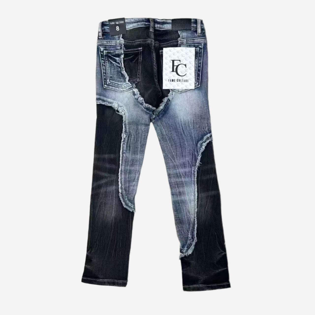 "THREADED" Blue Black Skinny