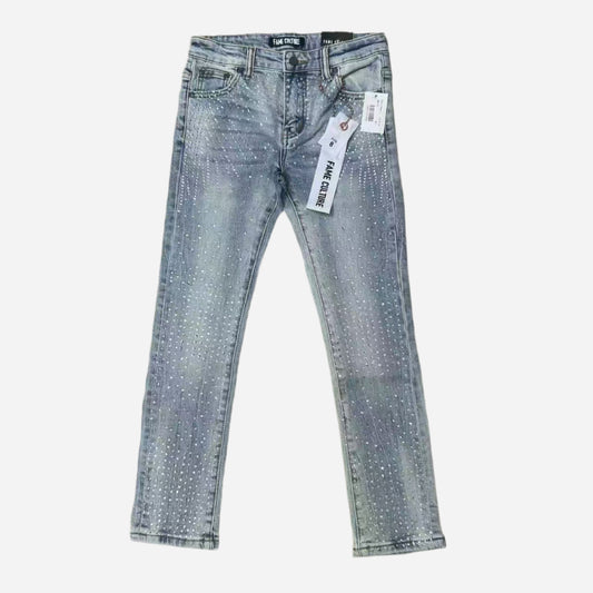 "STARSTAIN" Lt Blue Skinny