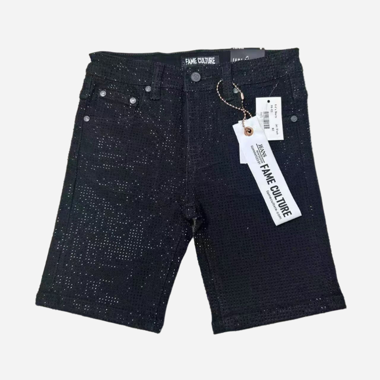 "STARSTAIN" Black Shorts