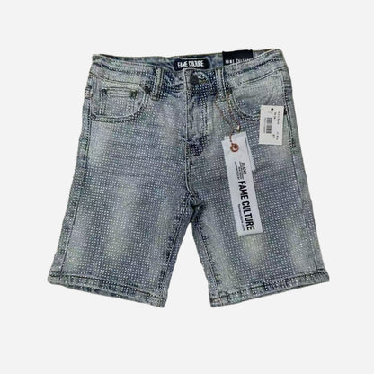 "STARSTAIN" Lt Blue Shorts