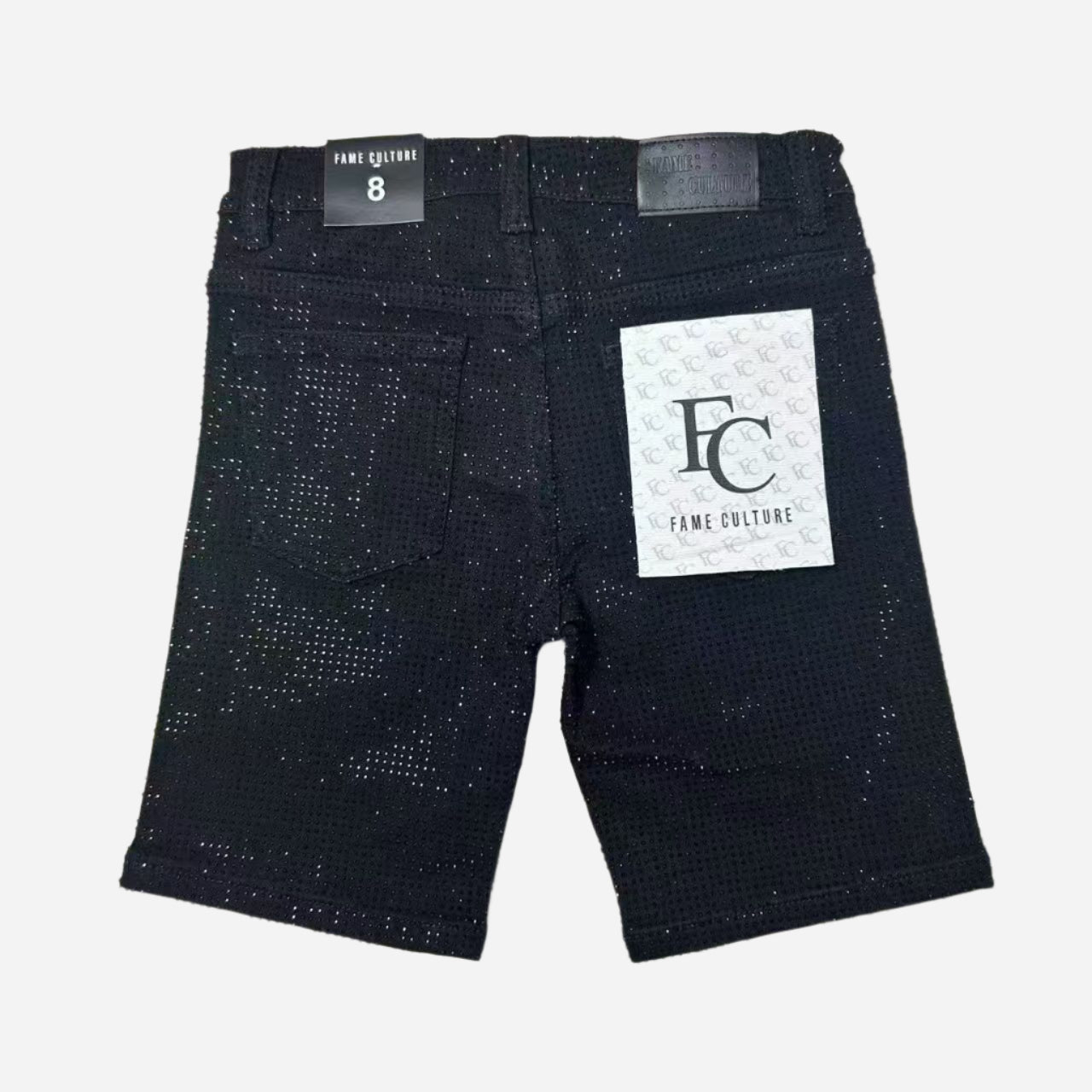 "STARSTAIN" Black Shorts